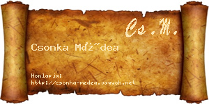 Csonka Médea névjegykártya